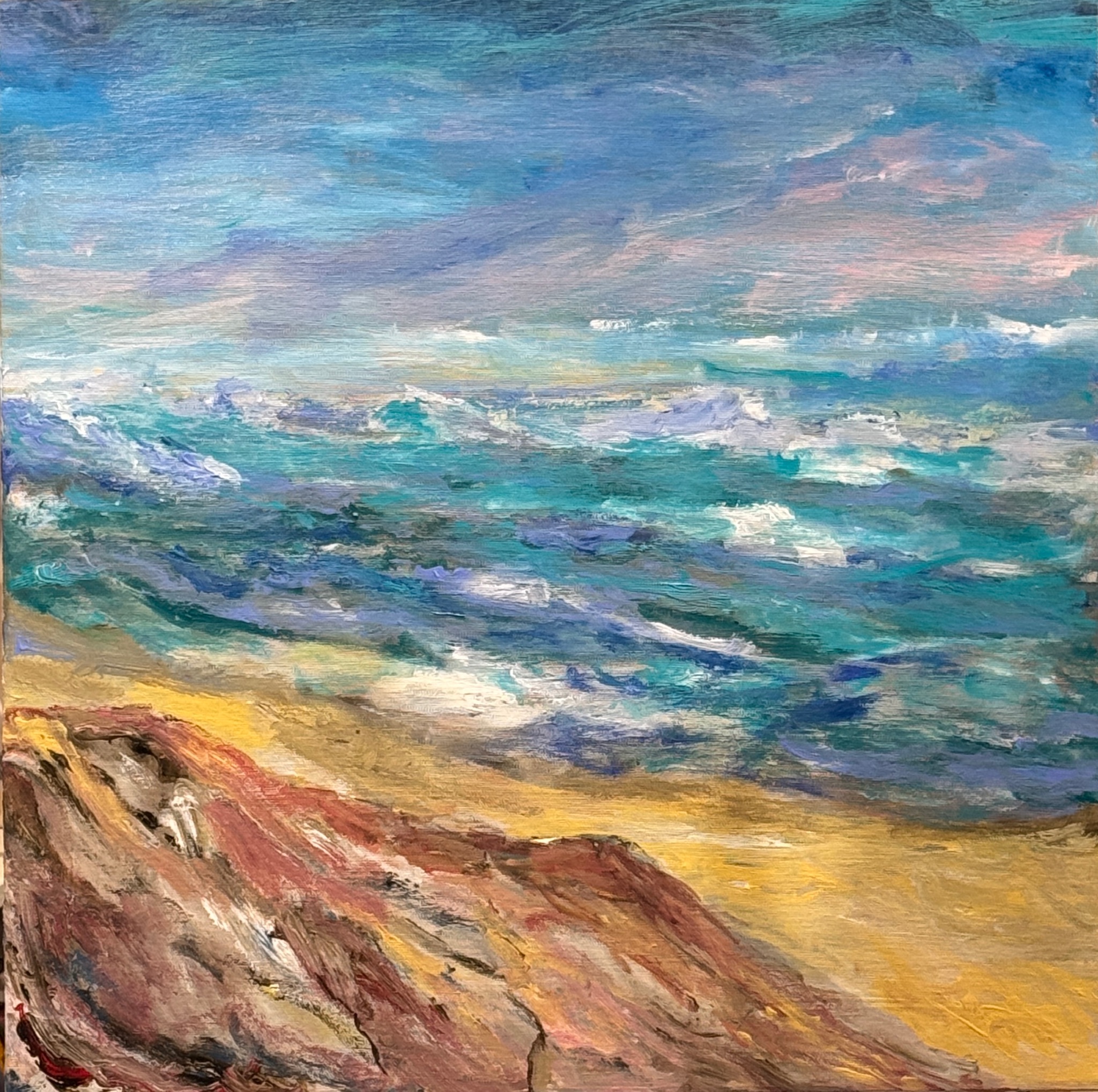 acrylic painting on canvas